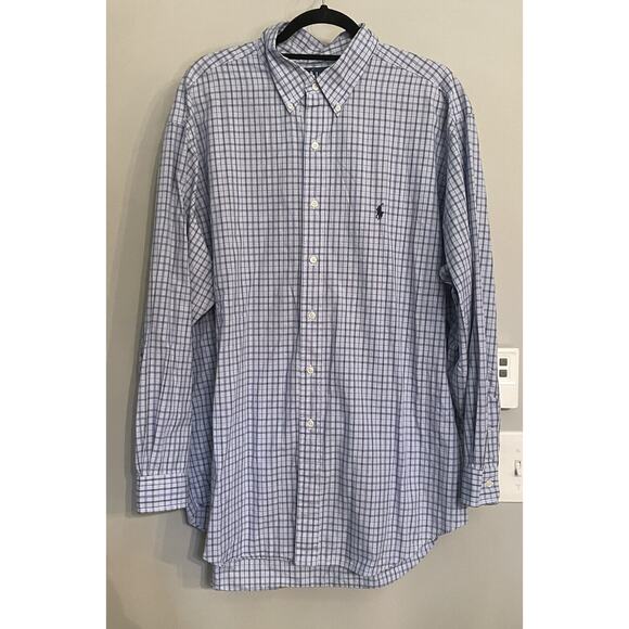Ralph Lauren Other - Ralph Lauren Yarmouth Shirt‎ Plaid Button Down Long Sleeve Mens 17 1/2 EUC